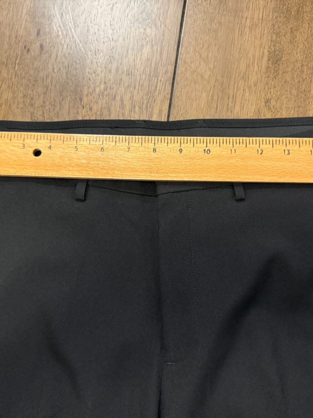 Kenneth Cole Kenneth Cole Men's Black Techni-Cole Slim Fit Dress Pants 34x32 Siz - Picture 5 of 6